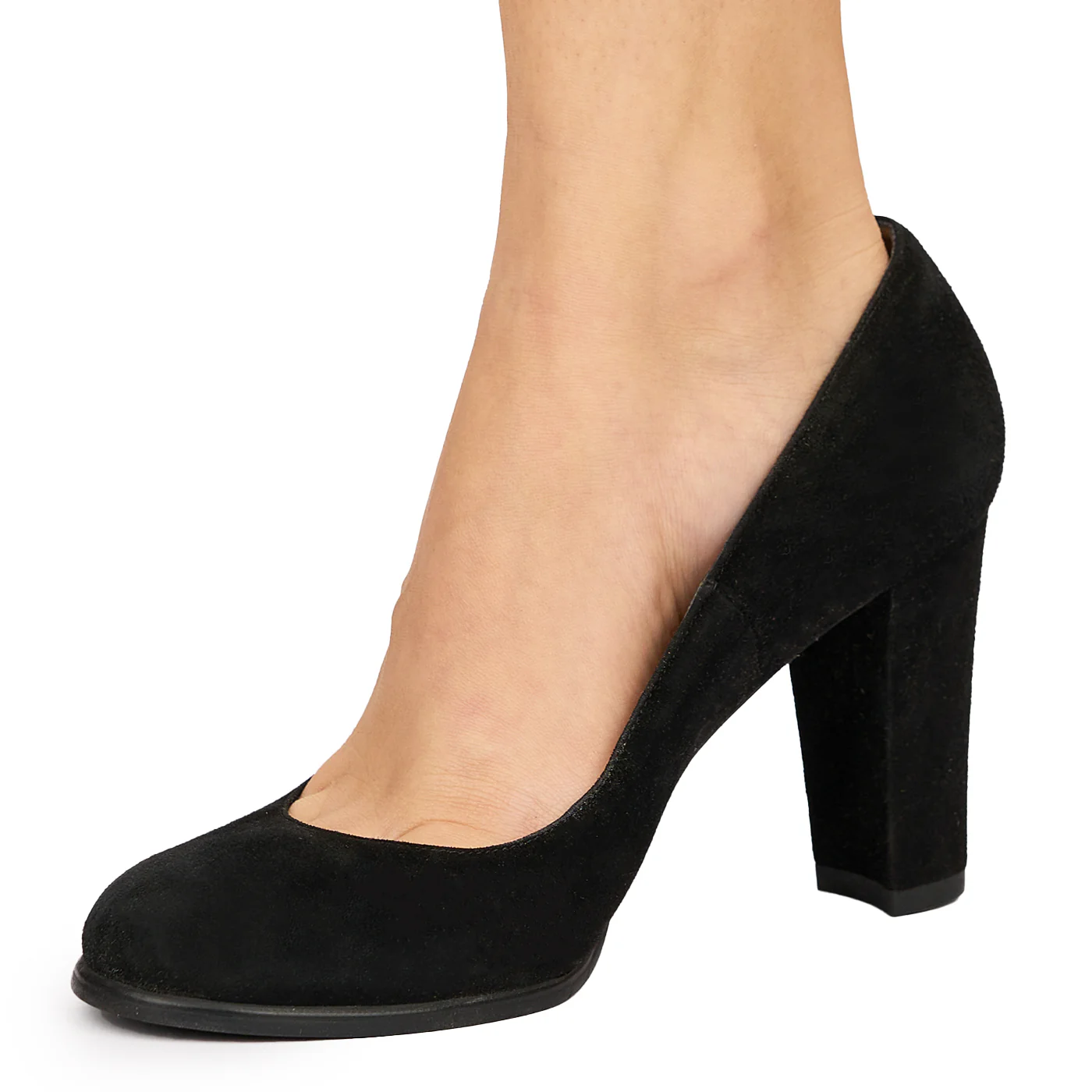 Pantofi dama din piele naturala neagra 9101 - Image 4