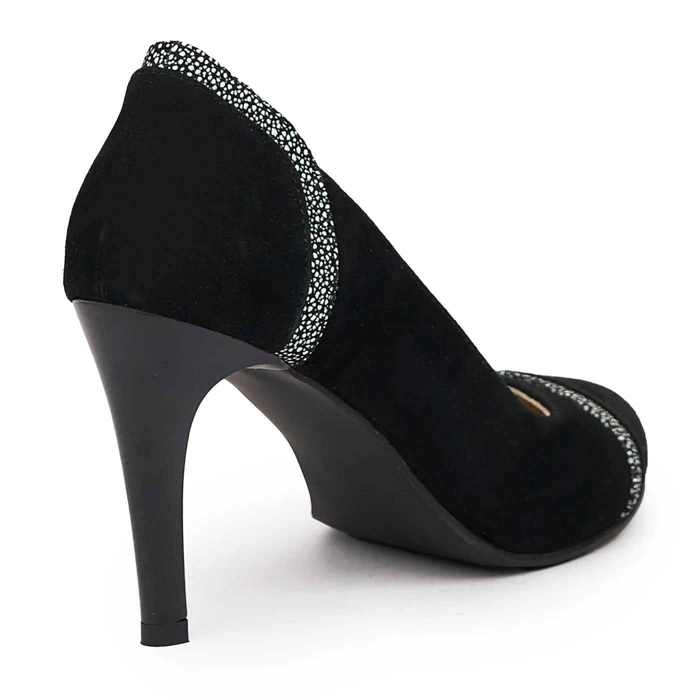 Pantofi dama din piele naturala neagra 9381 - Image 2