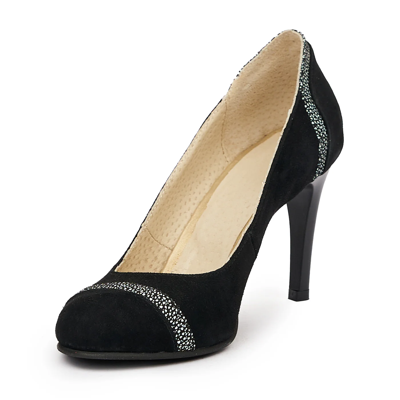 Pantofi dama din piele naturala neagra 9381 - Image 4