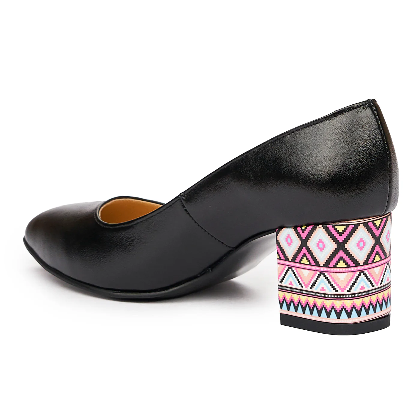 Pantofi dama din piele naturala neagra 9407 - Image 3