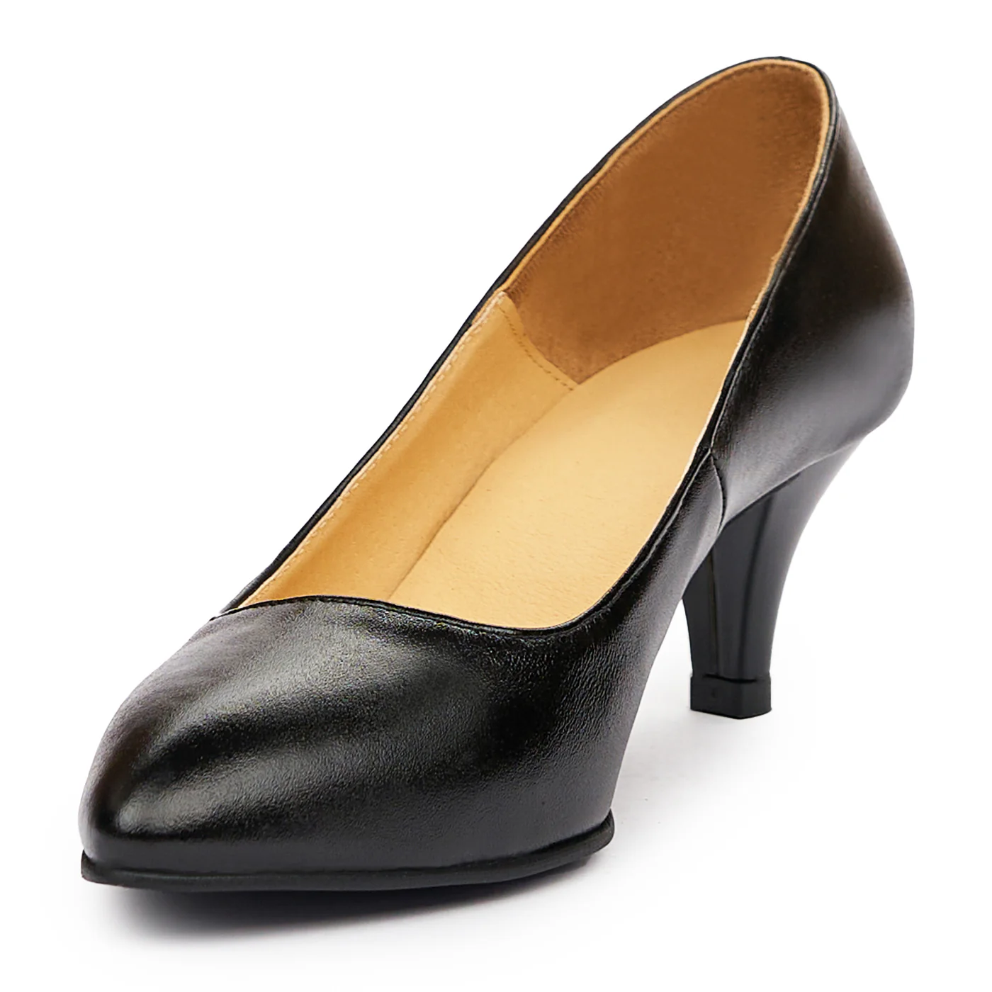 Pantofi dama din piele naturala neagra 9410 - Image 3