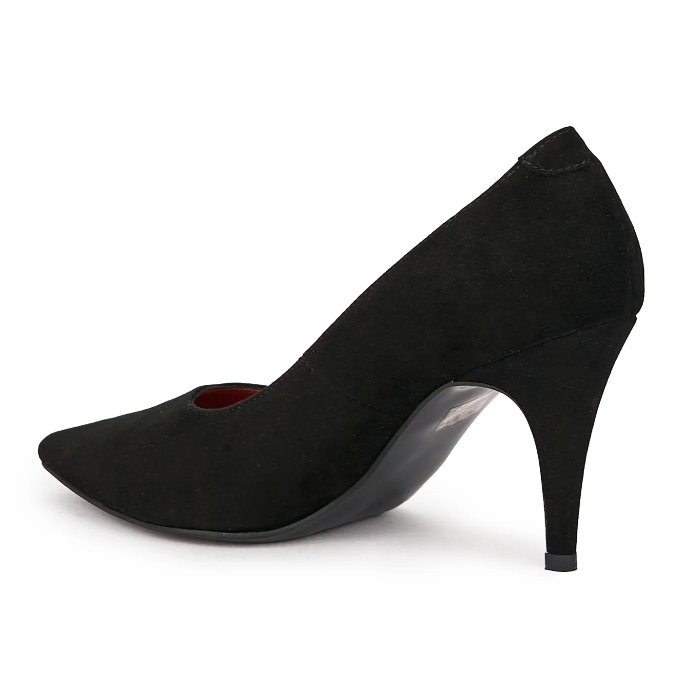 Pantofi dama din piele naturala neagra cu toc subtire 9 cm 15361 - Image 2