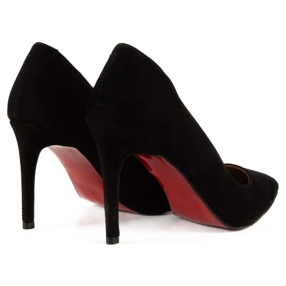 Pantofi dama din piele naturala neagra cu toc subtire 9 cm 15773 - Image 3