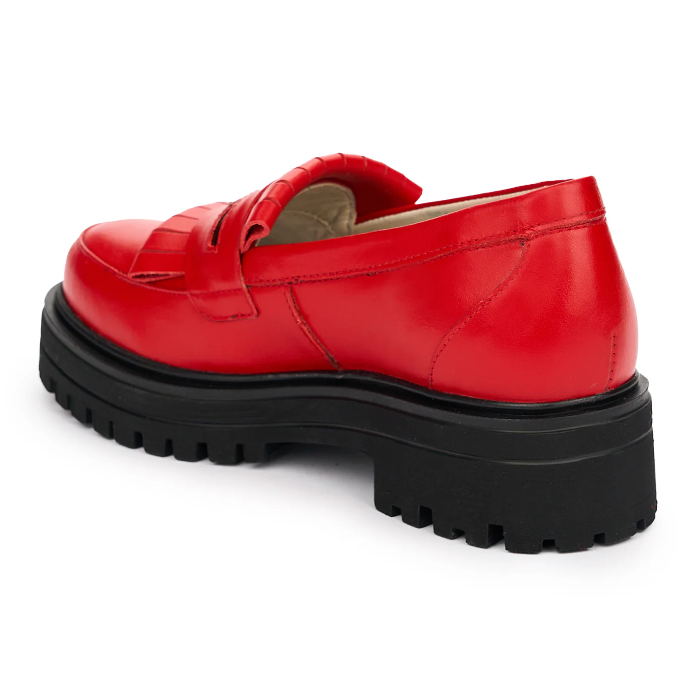 Pantofi Dama Din Piele Naturala Rosie 12975 - Image 2