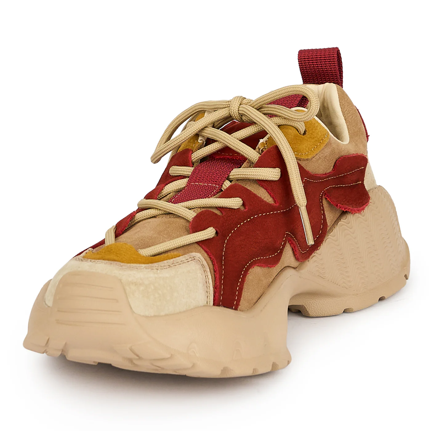 Pantofi dama din piele naturala rosie 19253 - Image 3