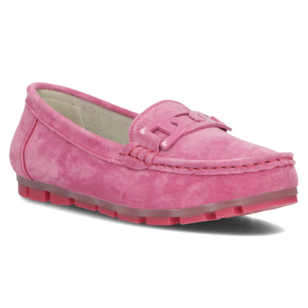 Pantofi dama din piele naturala roz 13038 - Image 2