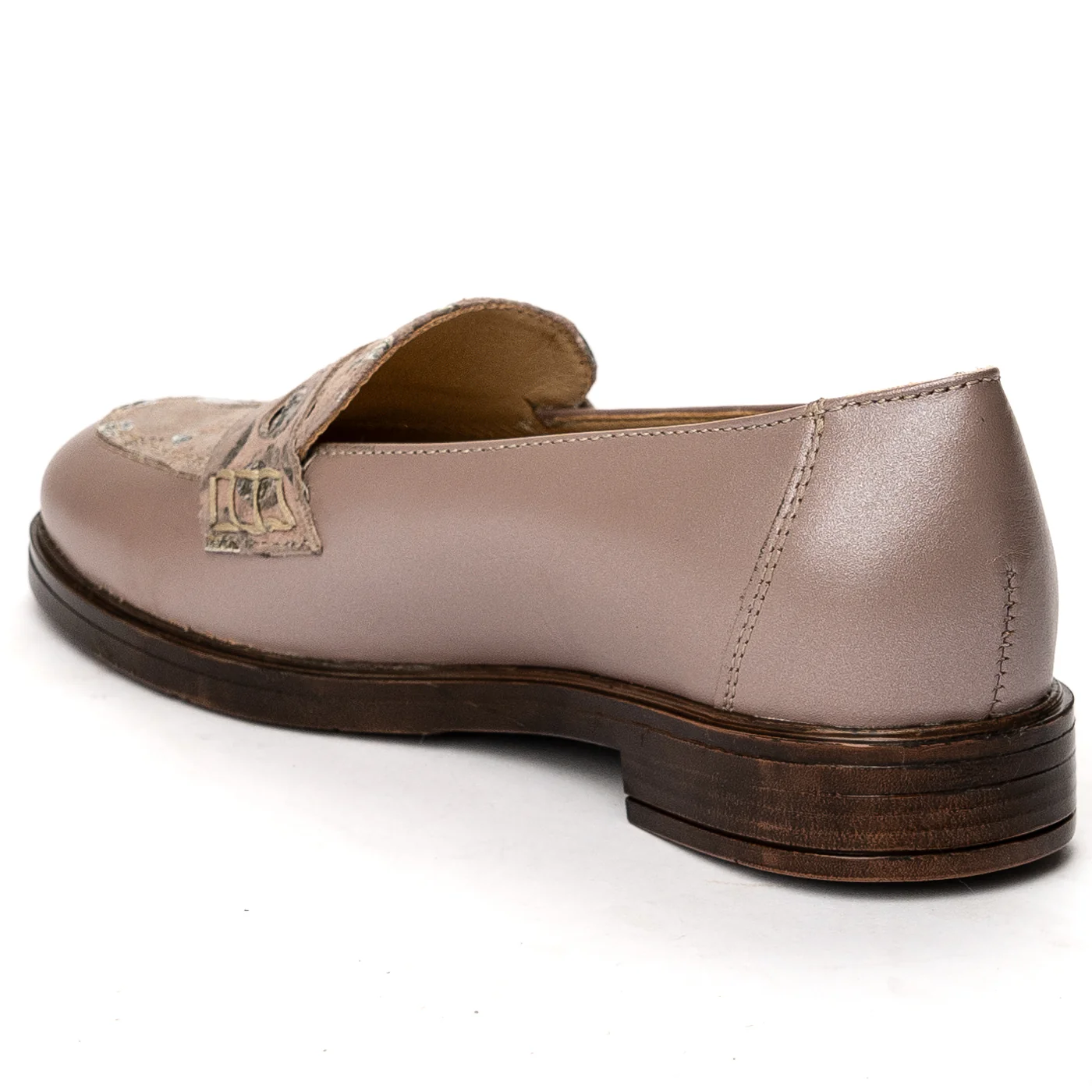 Pantofi dama din piele naturala roz 13630 - Image 2