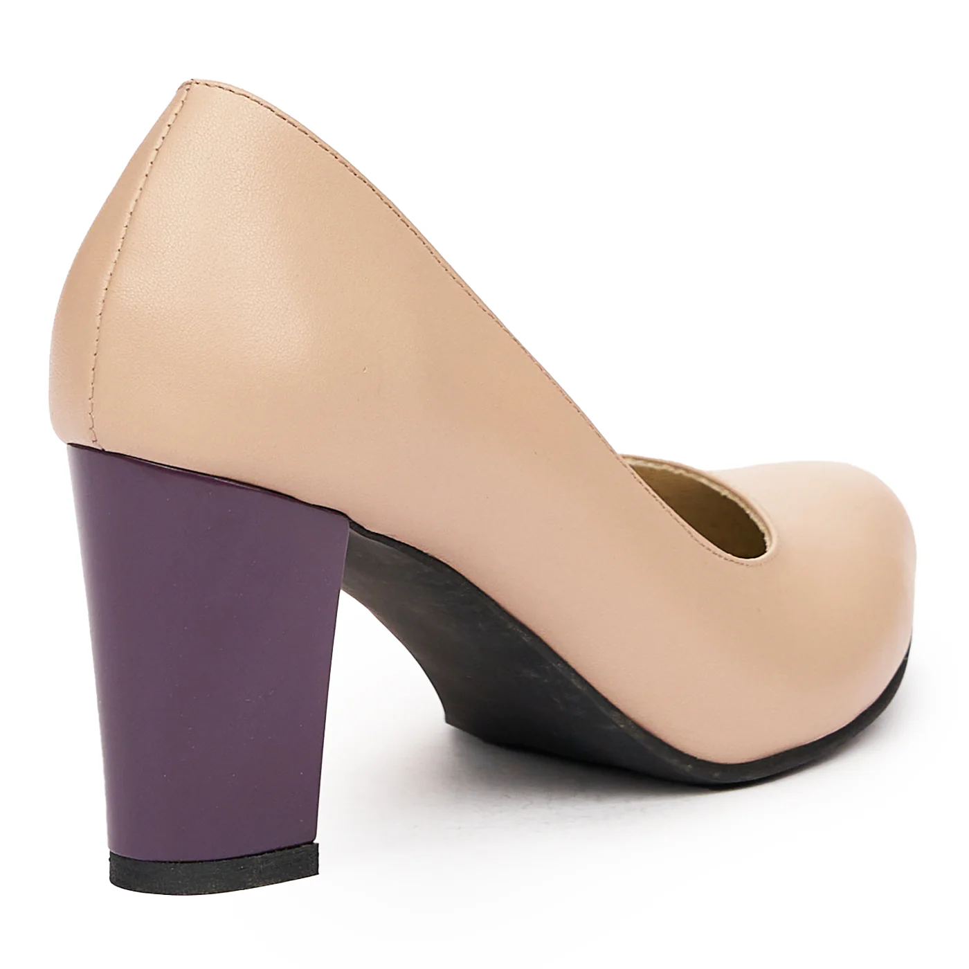 Pantofi dama din piele naturala roz 9318 - Image 2