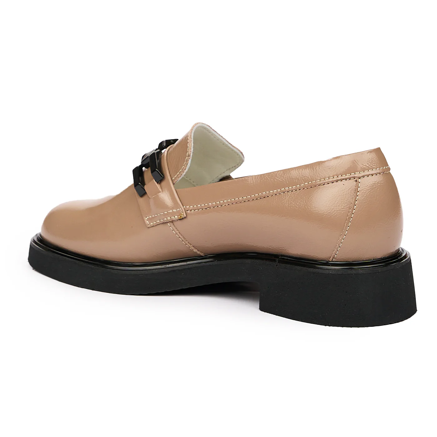 Pantofi dama din piele naturala bej 9439 - Image 3