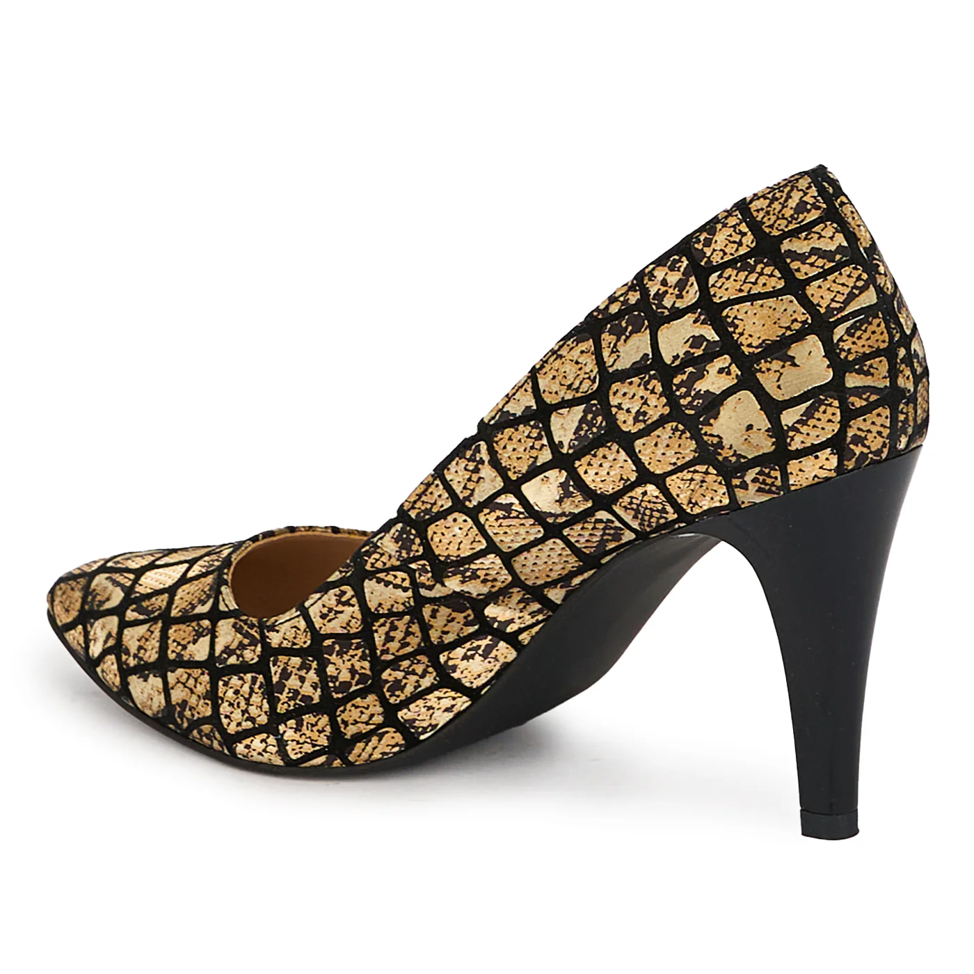 Pantofi dama din piele naturala toc subtire 8.5 cm 18196 - Image 2