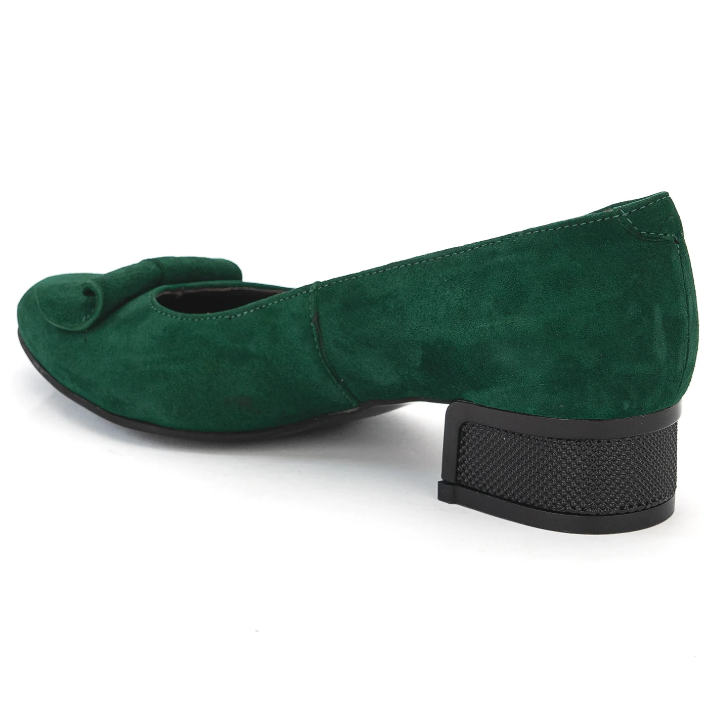 Pantofi dama din piele naturala verde 14036 - Image 2