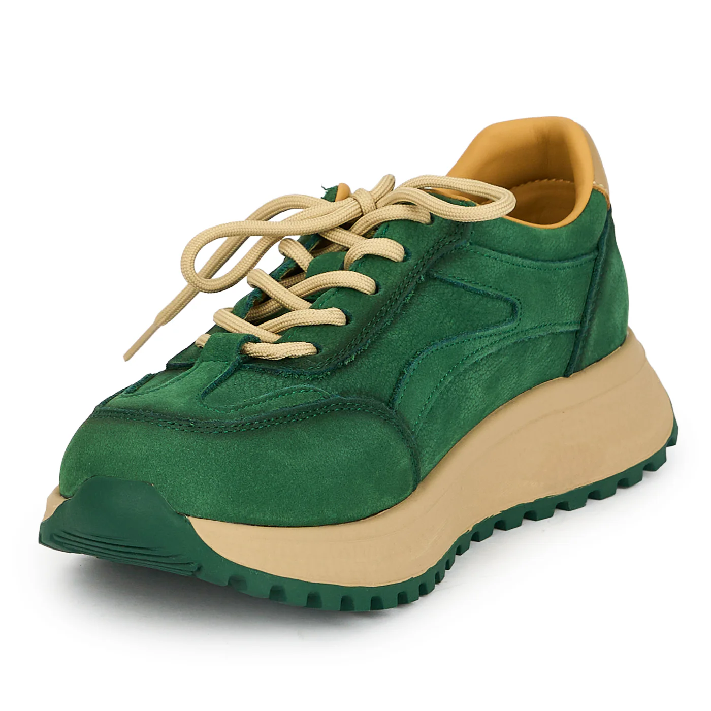 Pantofi dama din piele naturala verde 19251 - Image 3