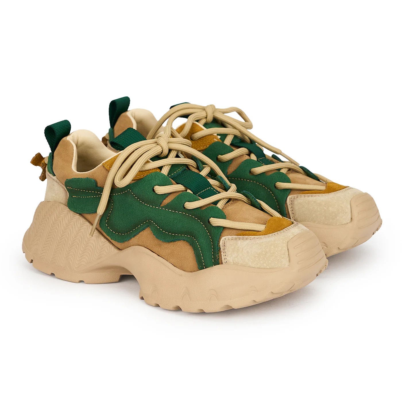 Pantofi dama din piele naturala verde 19252 - Image 4