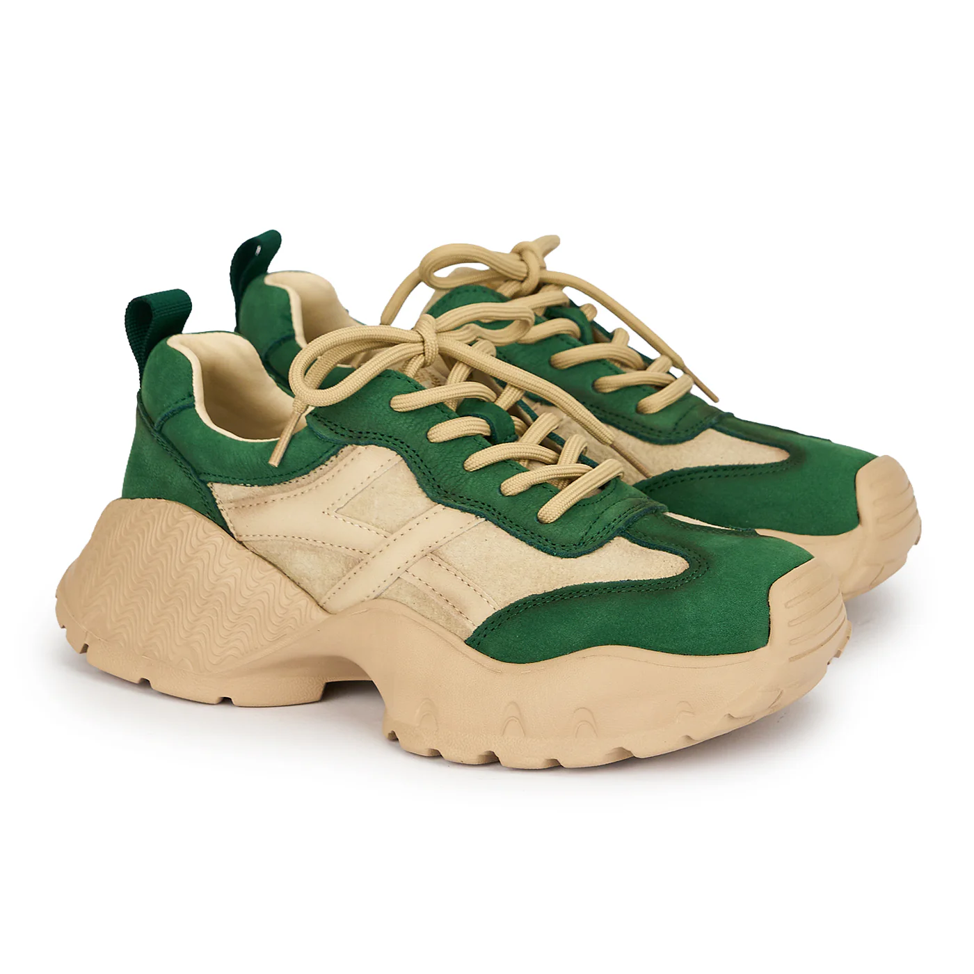 Pantofi dama din piele naturala verde 19282 - Image 4
