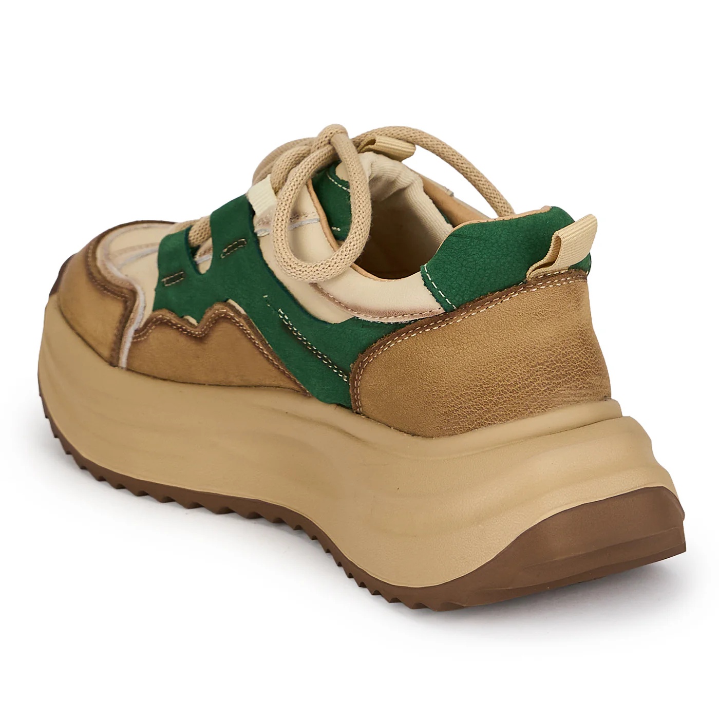 Pantofi dama din piele naturala verde 19534 - Image 2