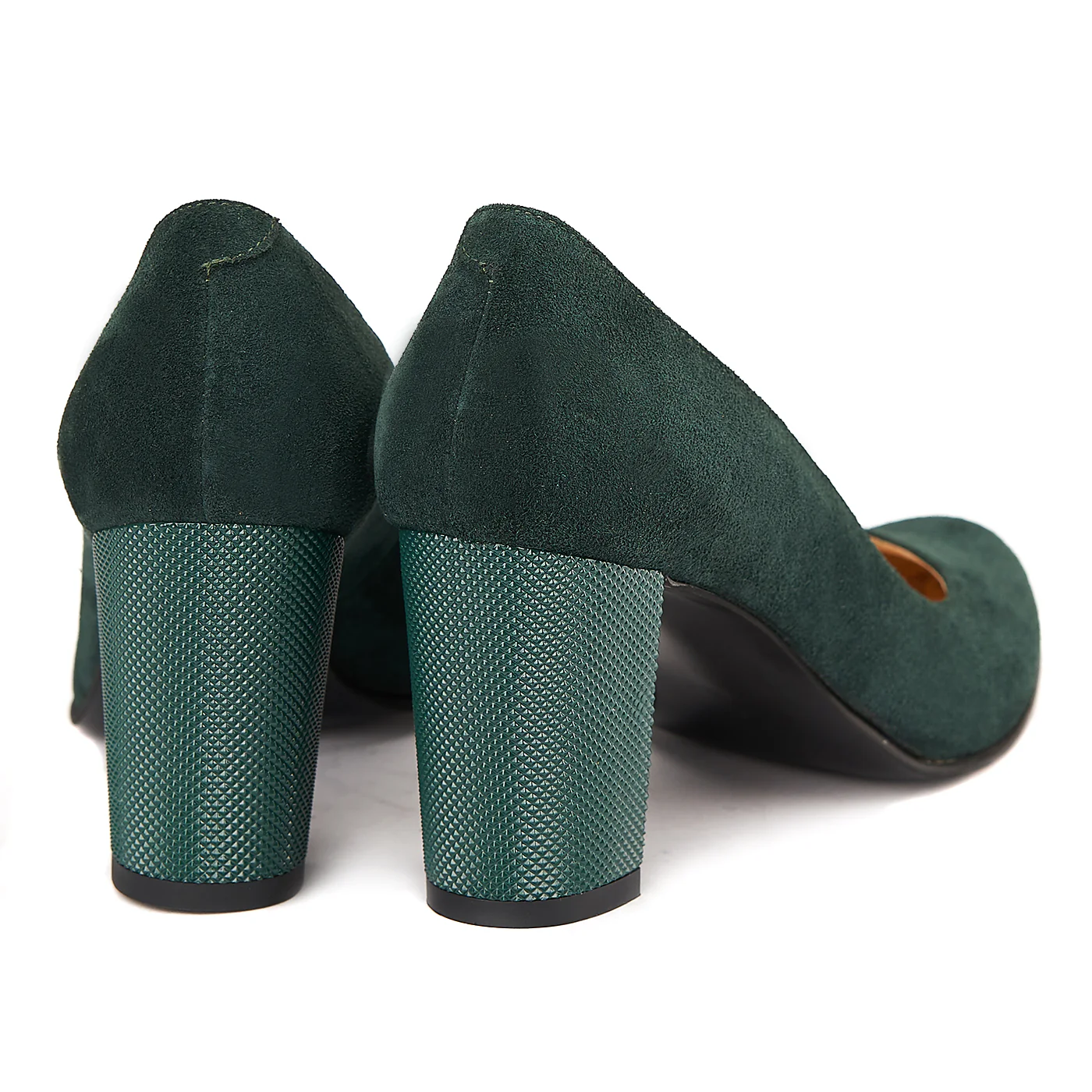 Pantofi dama din piele naturala verde 4166 - Image 2