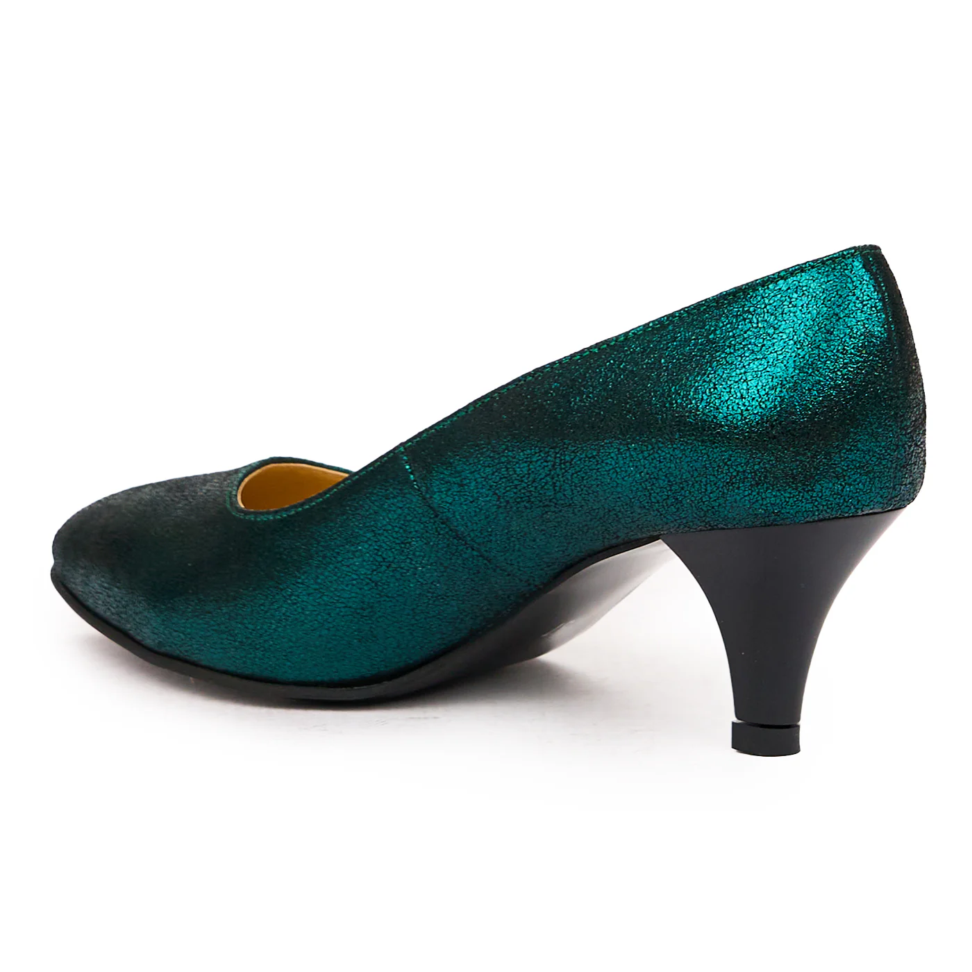 Pantofi dama din piele naturala verde 9301 - Image 4