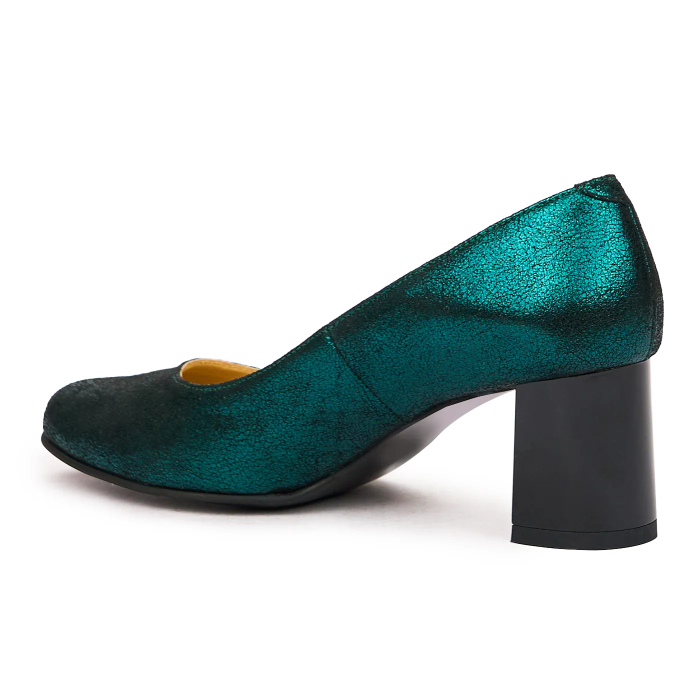 Pantofi dama din piele naturala verde 9305 - Image 4
