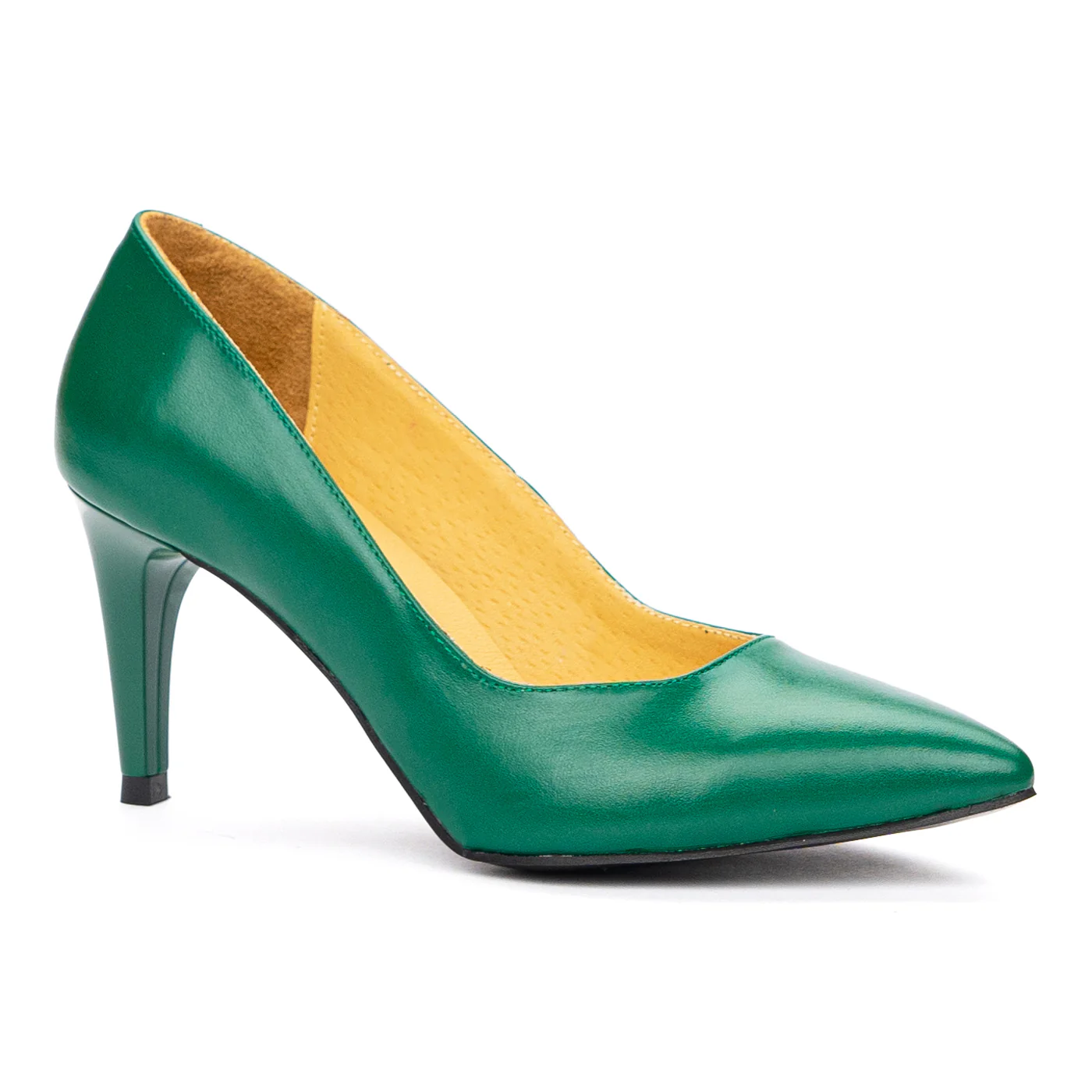 Pantofi dama din piele naturala verde 9462 - Image 2