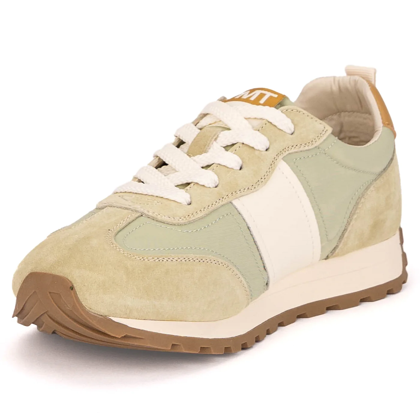 Pantofi dama din piele naturala verde menta 18801 - Image 3
