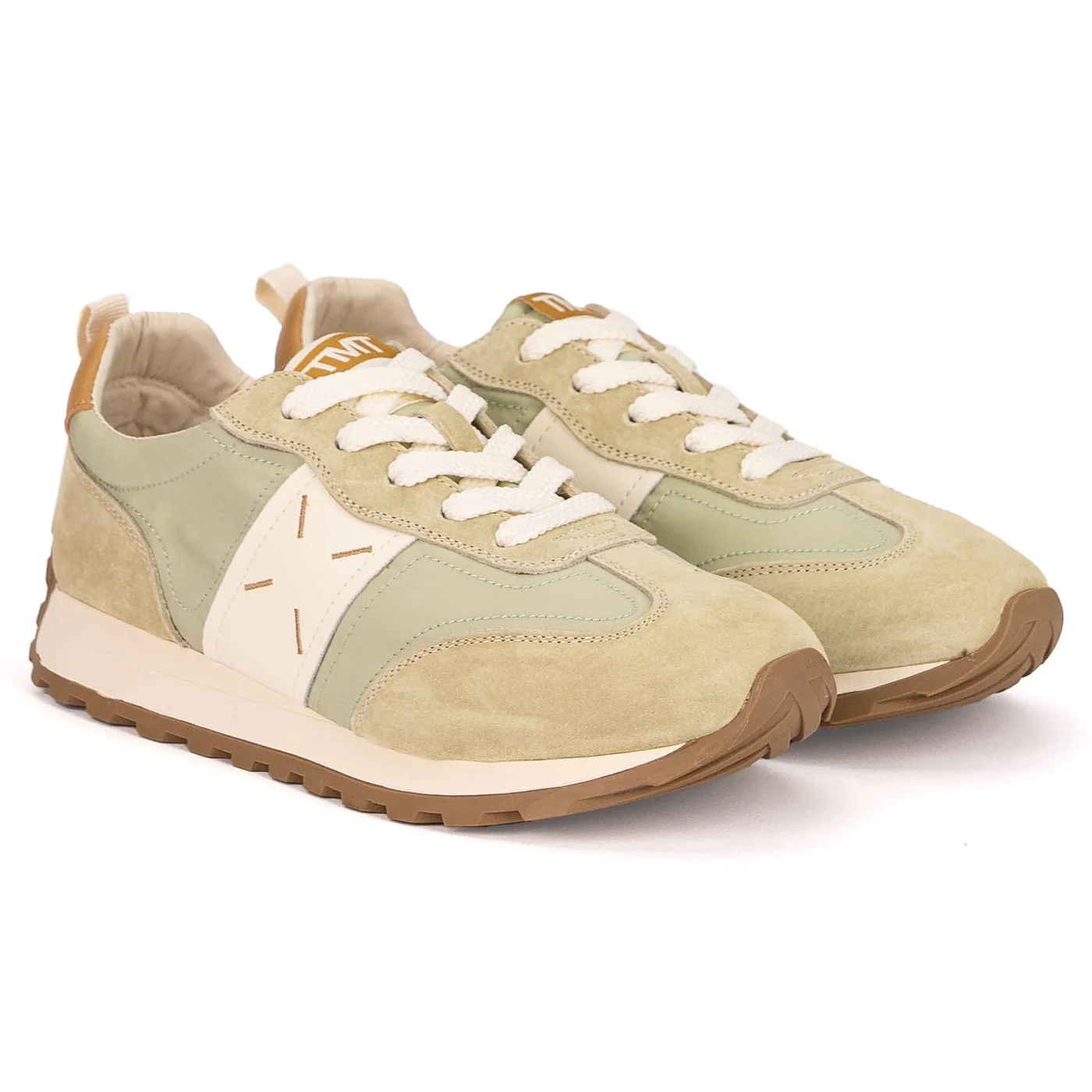 Pantofi dama din piele naturala verde menta 18801 - Image 4