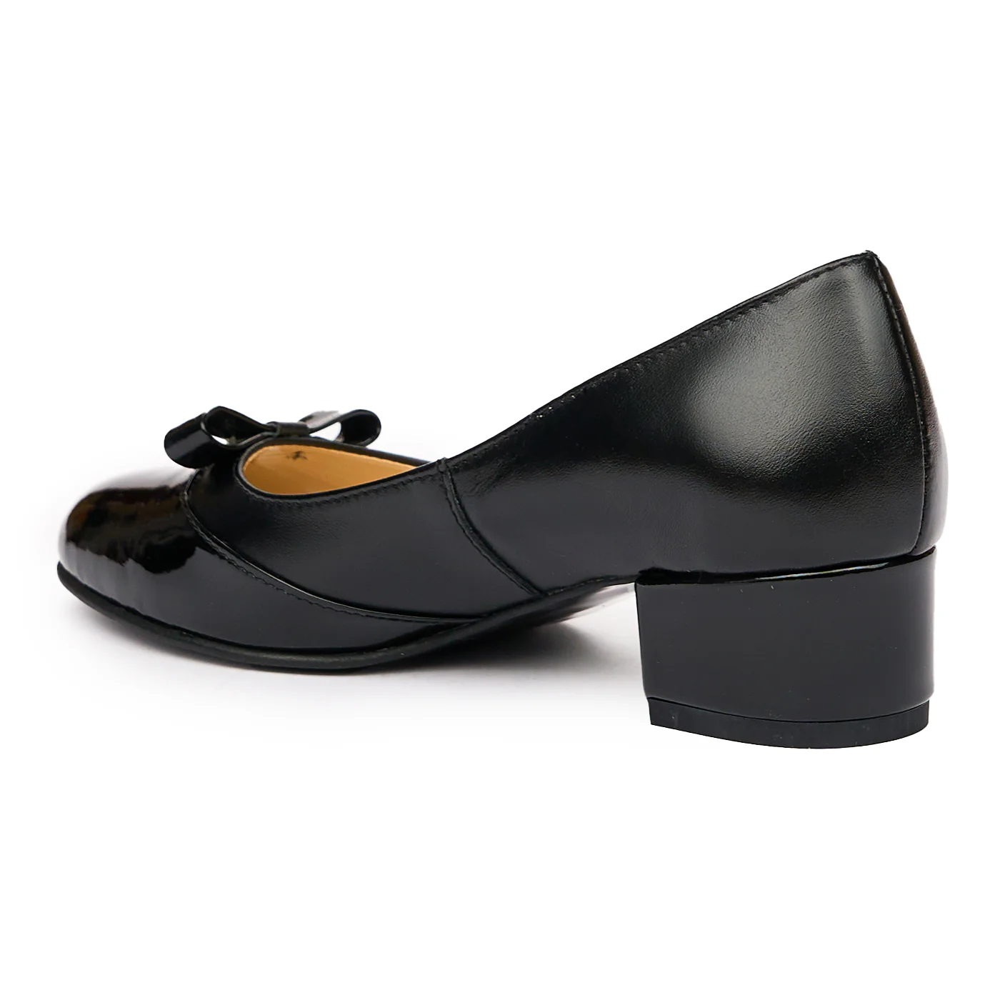 Pantofi dama eleganti din piele naturala neagra 9389 - Image 3