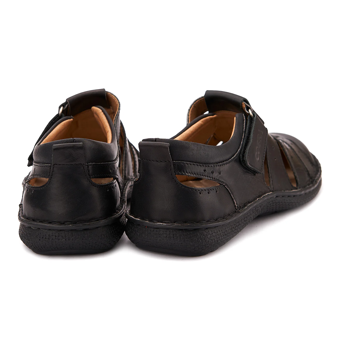Pantofi Barbati Negri Casual Confort din Piele Naturala 0119 - Image 2