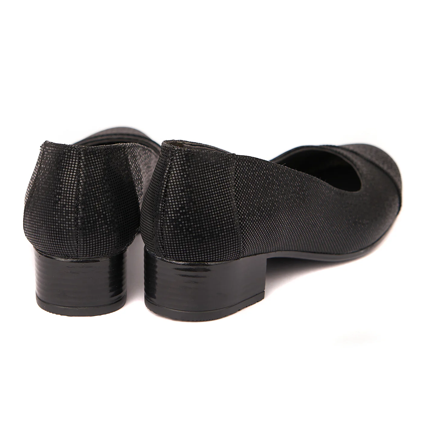 Pantofi dama piele naturala cu toc mic 1629 - Image 2