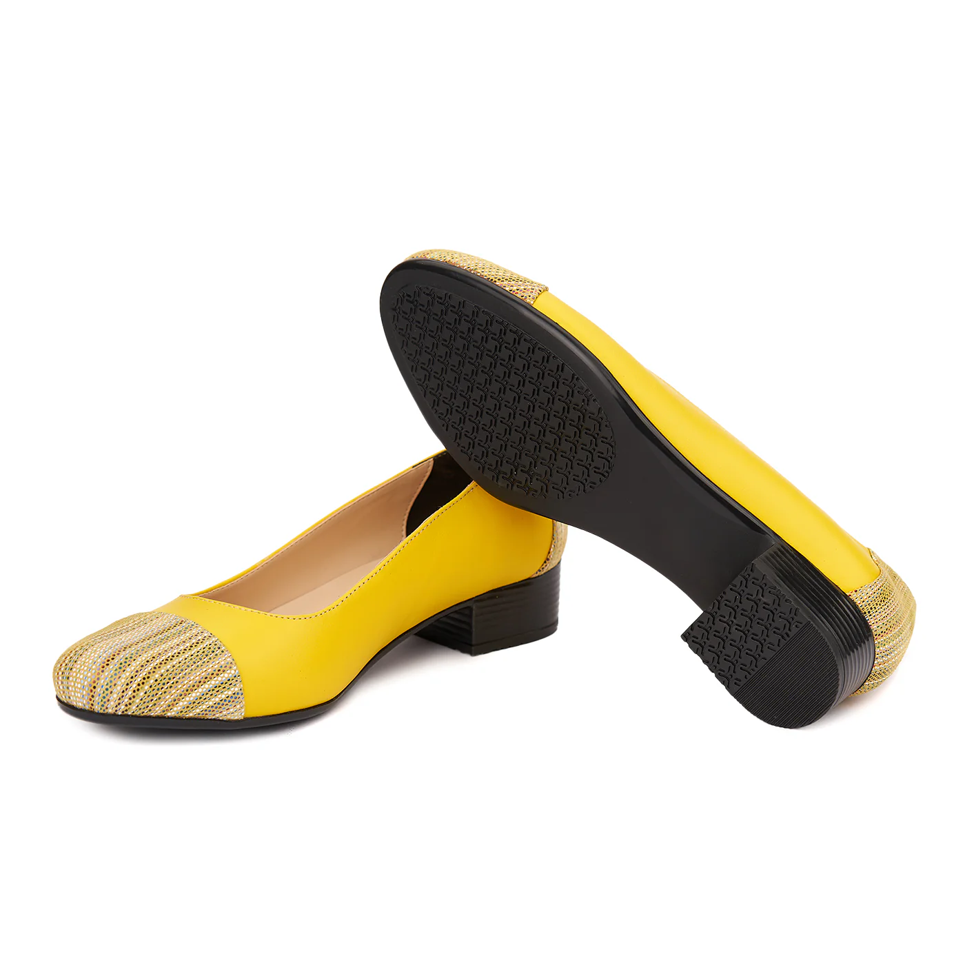 Pantofi dama piele naturala cu toc mic 1634 - Image 3