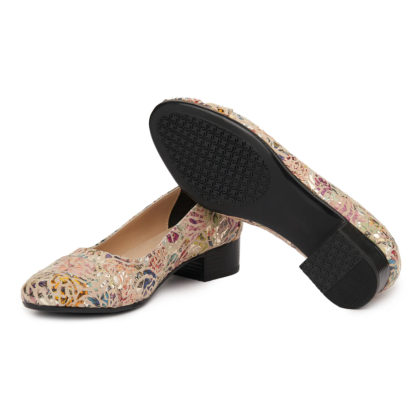 Pantofi dama piele naturala cu toc mic 4756 - Image 3