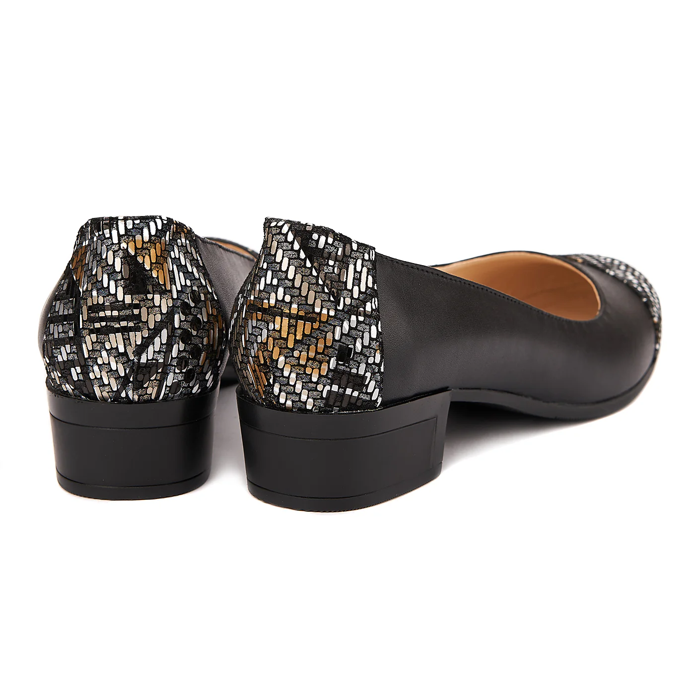 Pantofi dama piele naturala neagra 1505 - Image 2