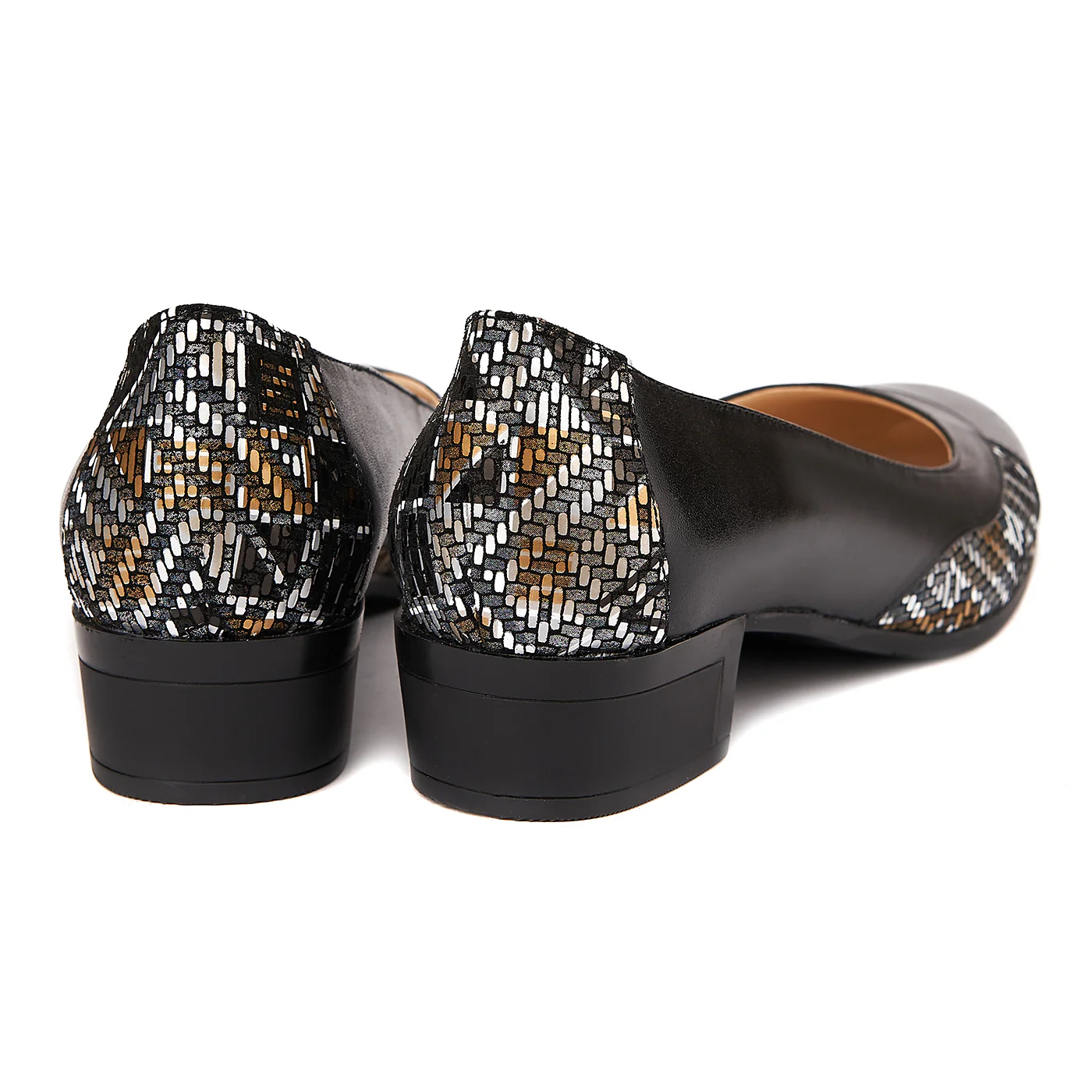 Pantofi dama piele naturala neagra 1508 - Image 3