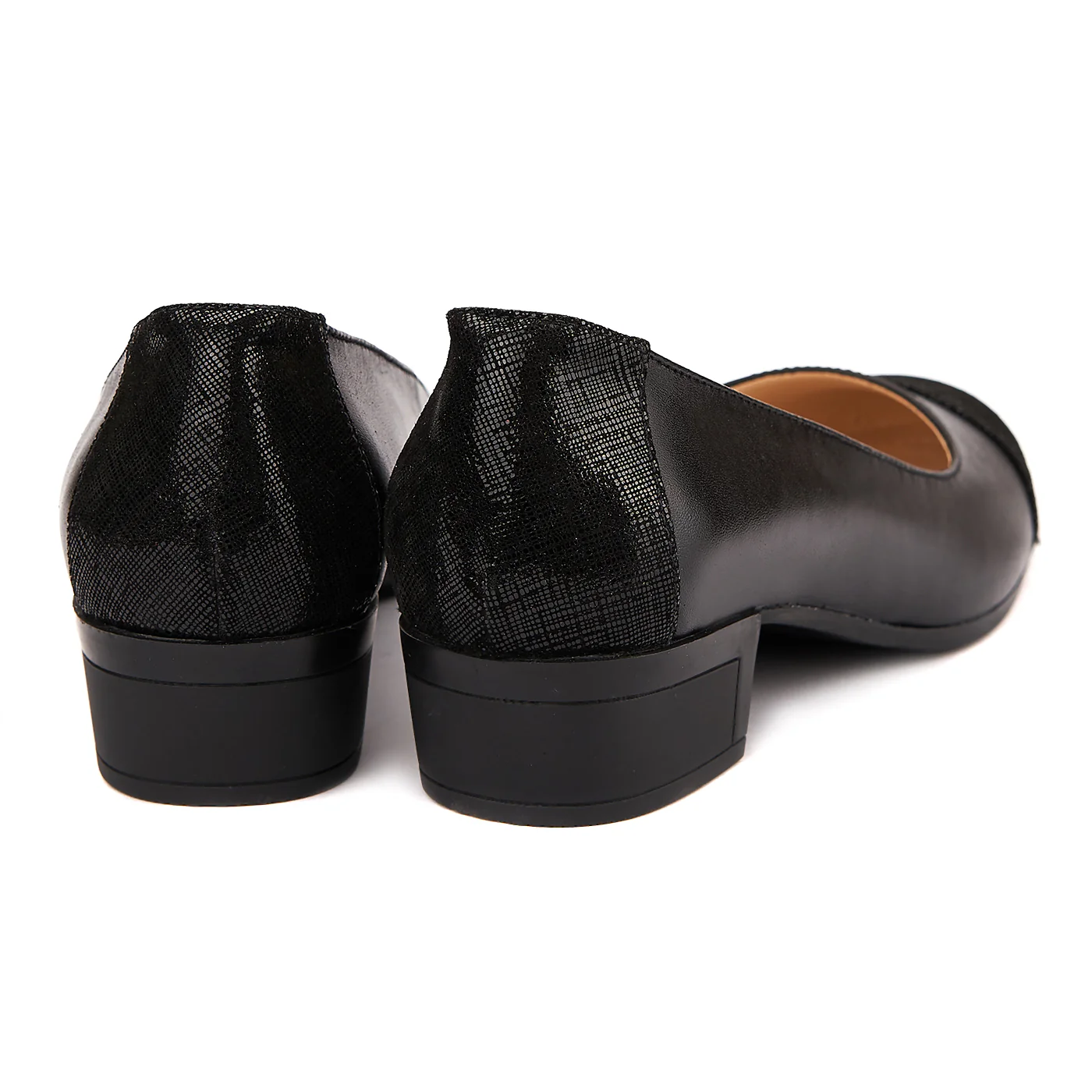 Pantofi dama piele naturala neagra 1509 - Image 2