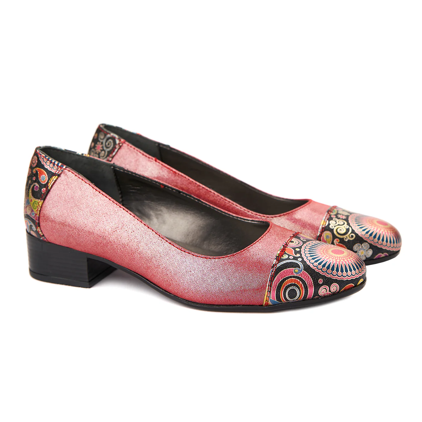 Pantofi dama piele naturala roz 1531 - Image 2