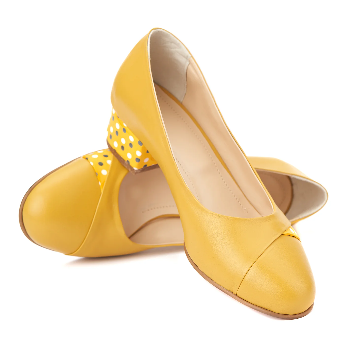 Pantofi dama toc mic din piele naturala 4377 - Image 4