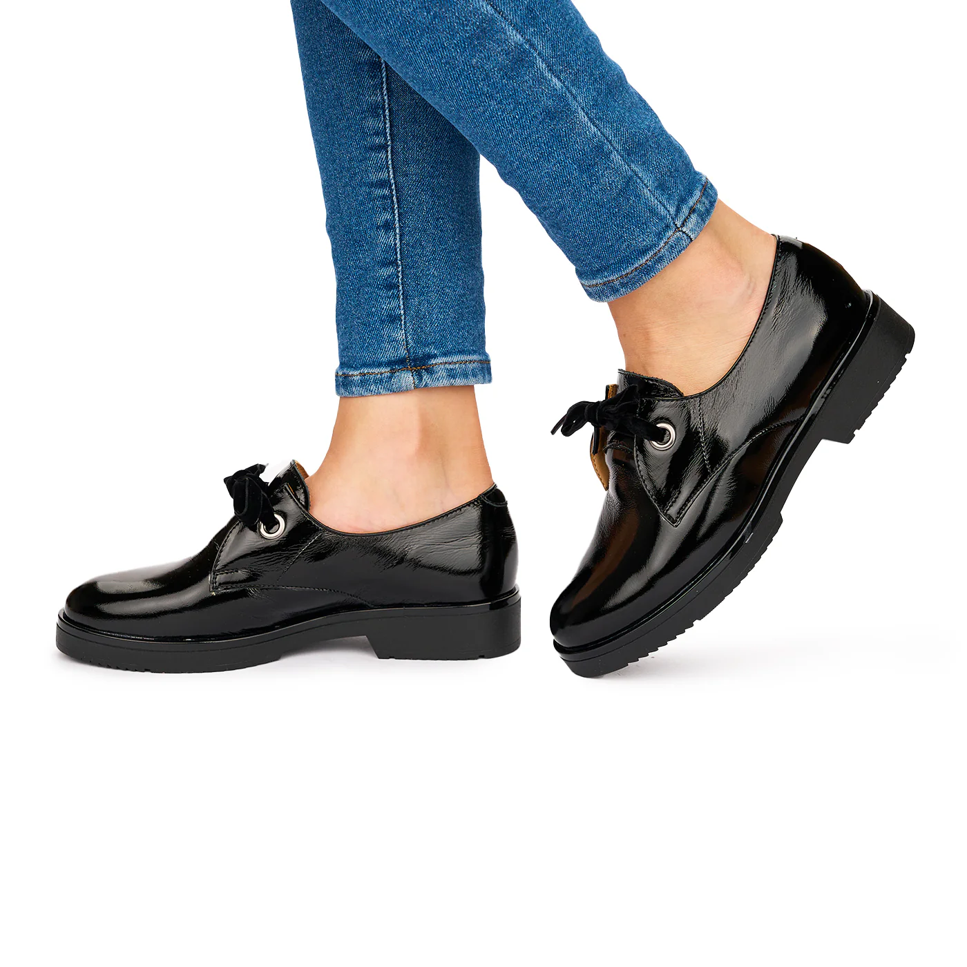 Pantofi de Dama Casual din Piele Naturala cu Toc 3 Cm 8496 - Image 3
