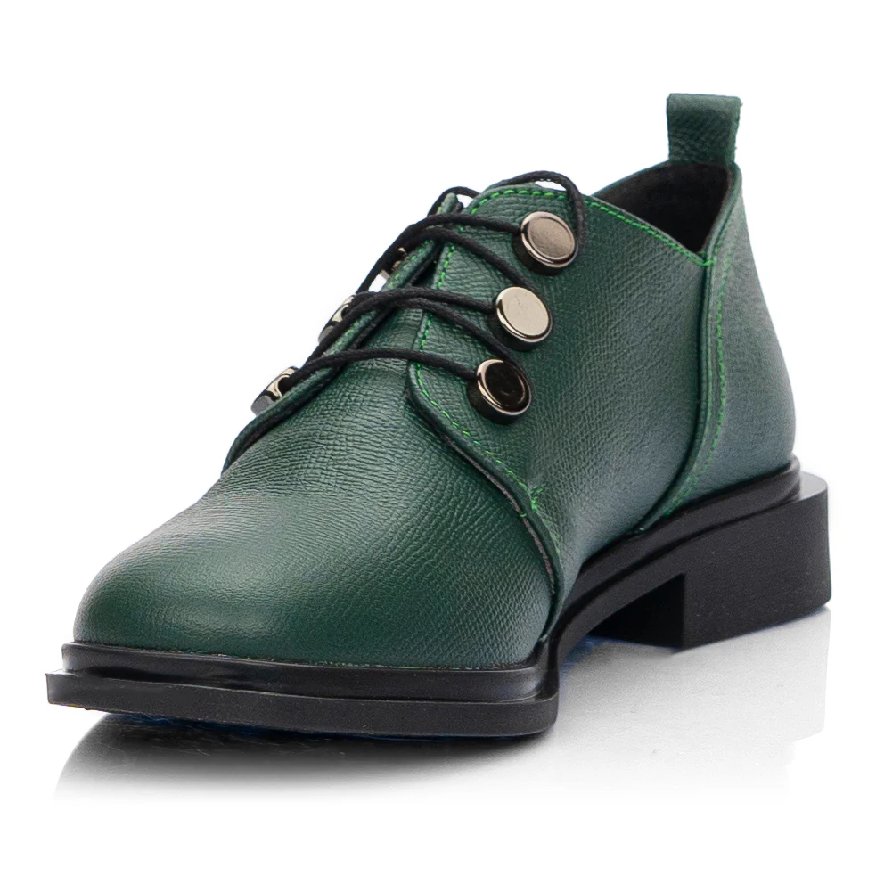 Pantofi din Piele Casual Dama cu Toc 2.5 Cm 8501 - Image 4