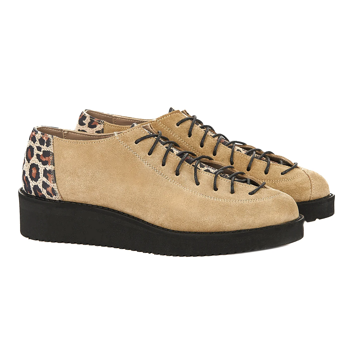 Pantofi din Piele Dama Bej 1263 - Image 2