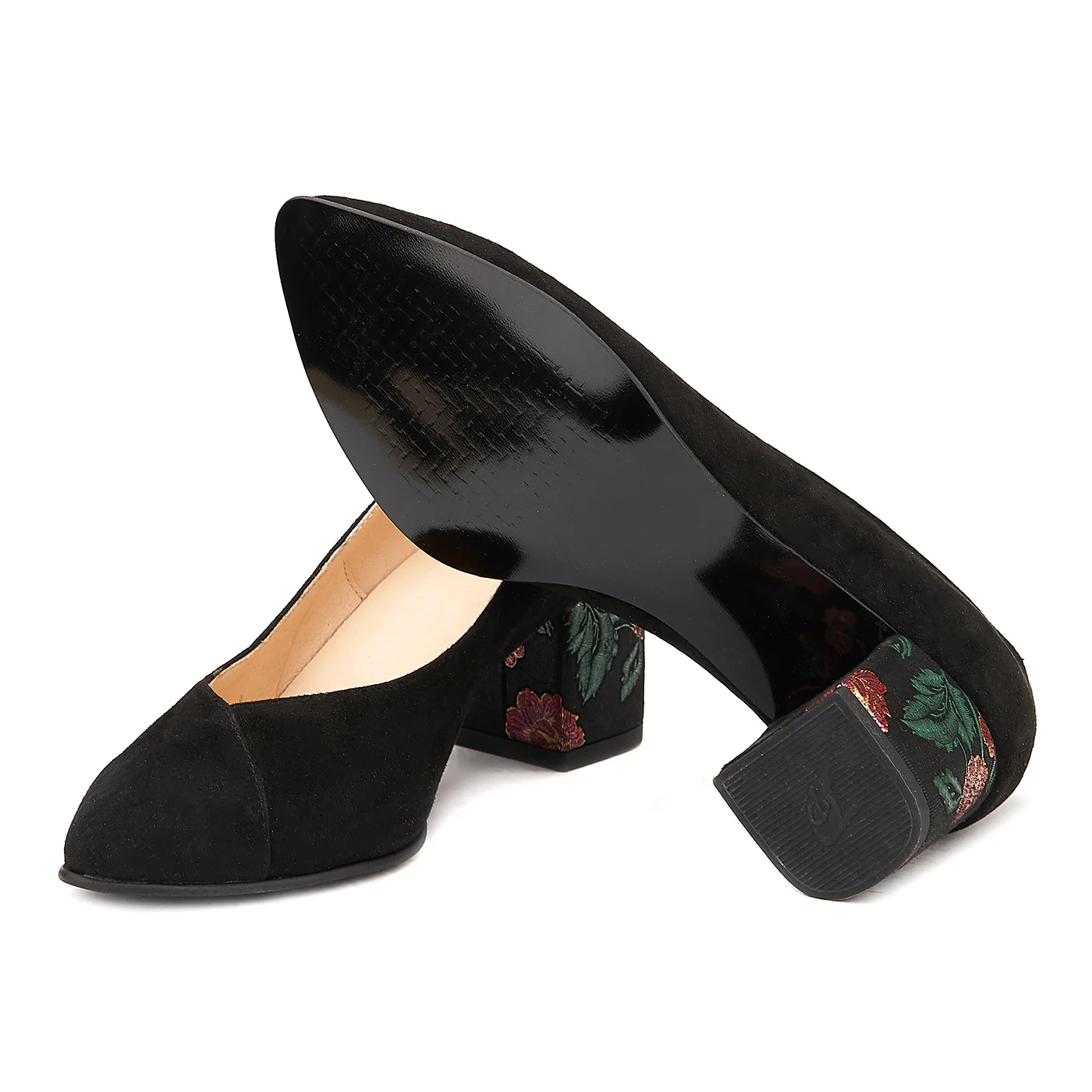 Pantofi din Piele Naturala Neagra 4038 - Image 3