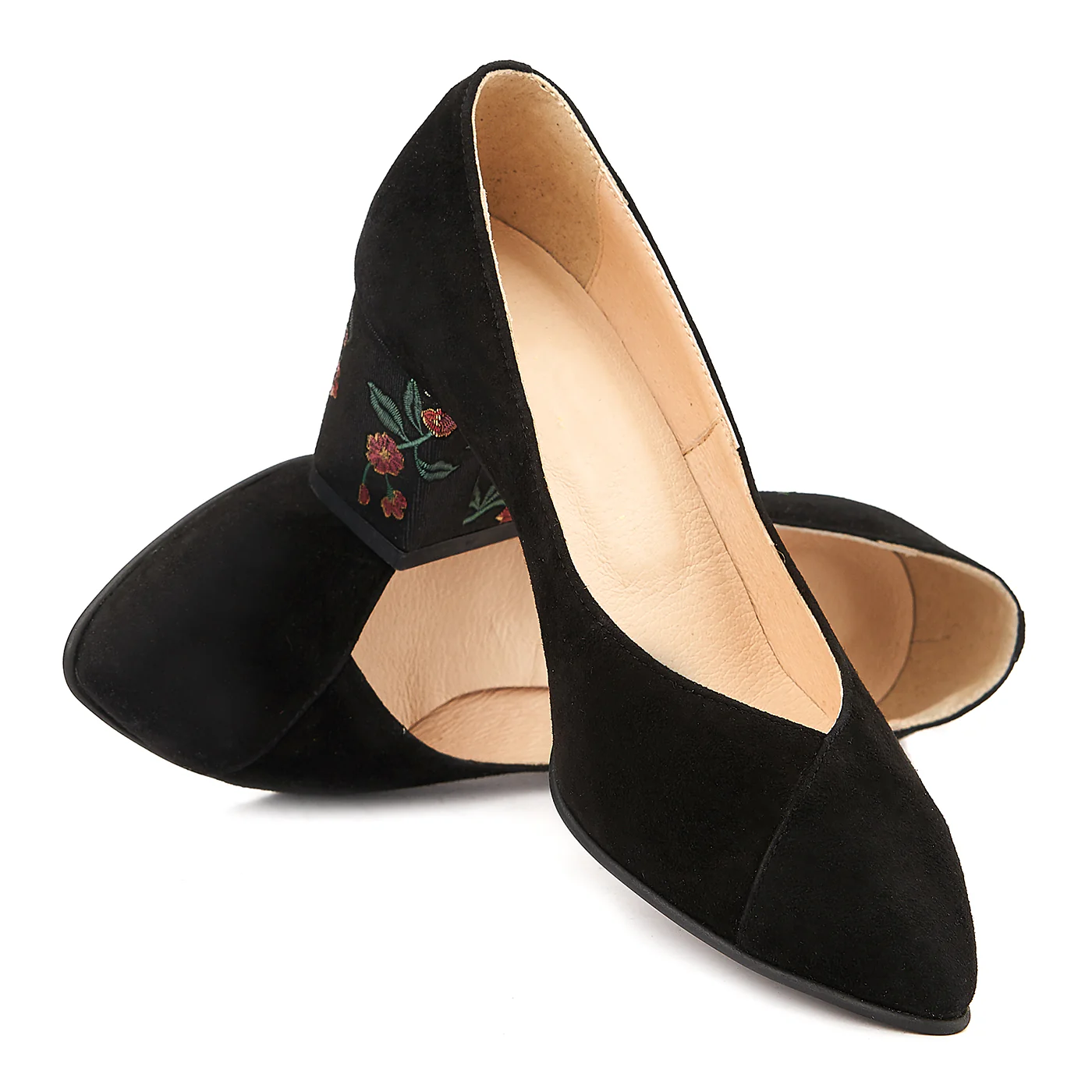 Pantofi din Piele Naturala Neagra 4038 - Image 4