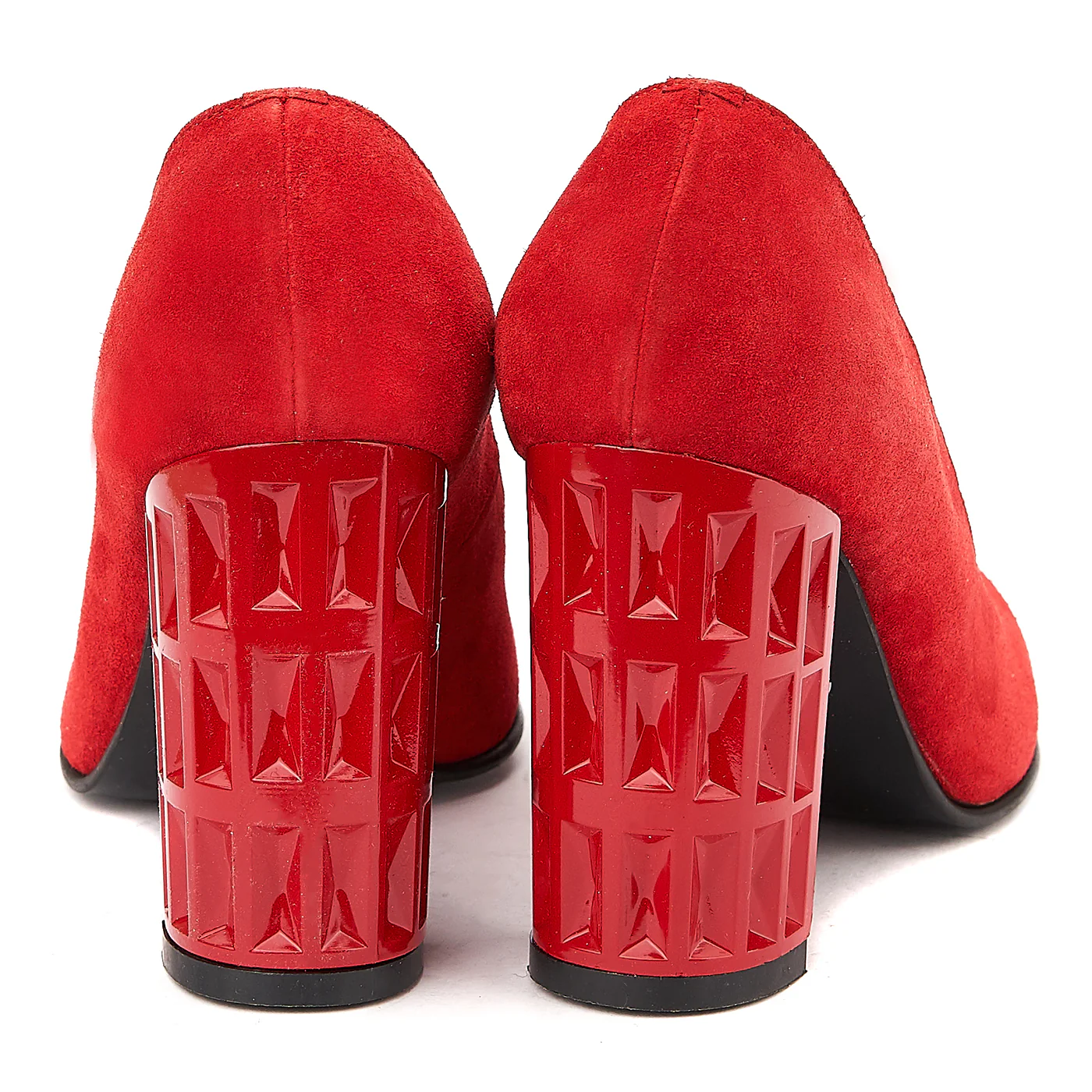 Pantofi din Piele Naturala Rosie  4028 - Image 2