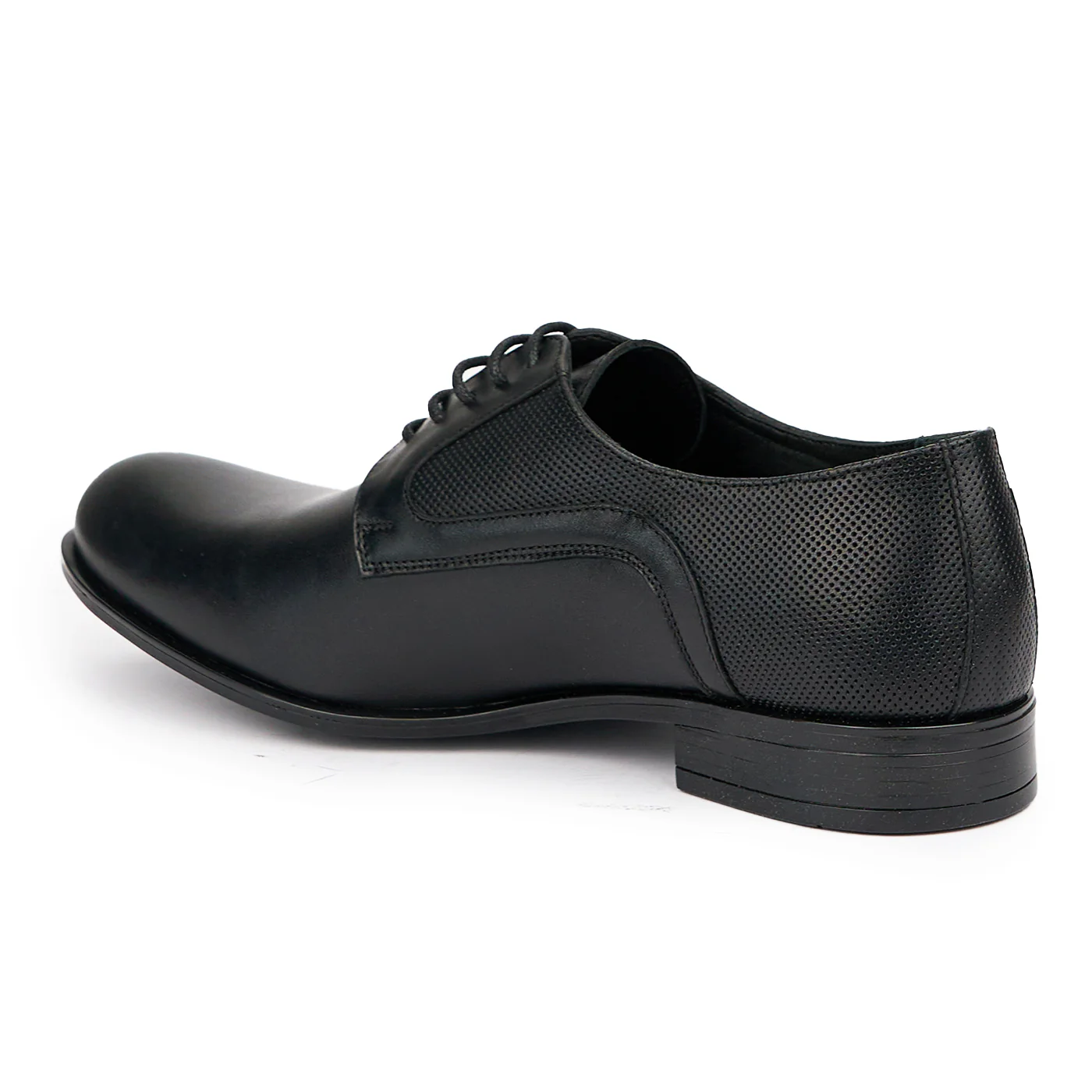 Pantofi eleganti barbati din piele naturala negri 7550 - Image 2