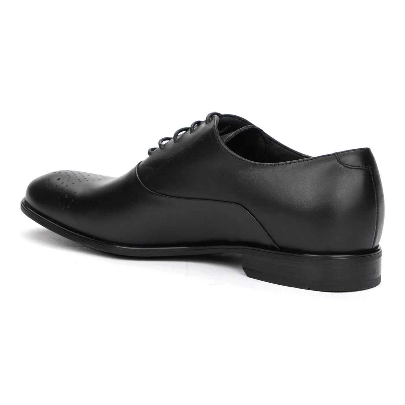 Pantofi Eleganti Barbati Negri cu Toc din Piele Naturala 7278 - Image 3