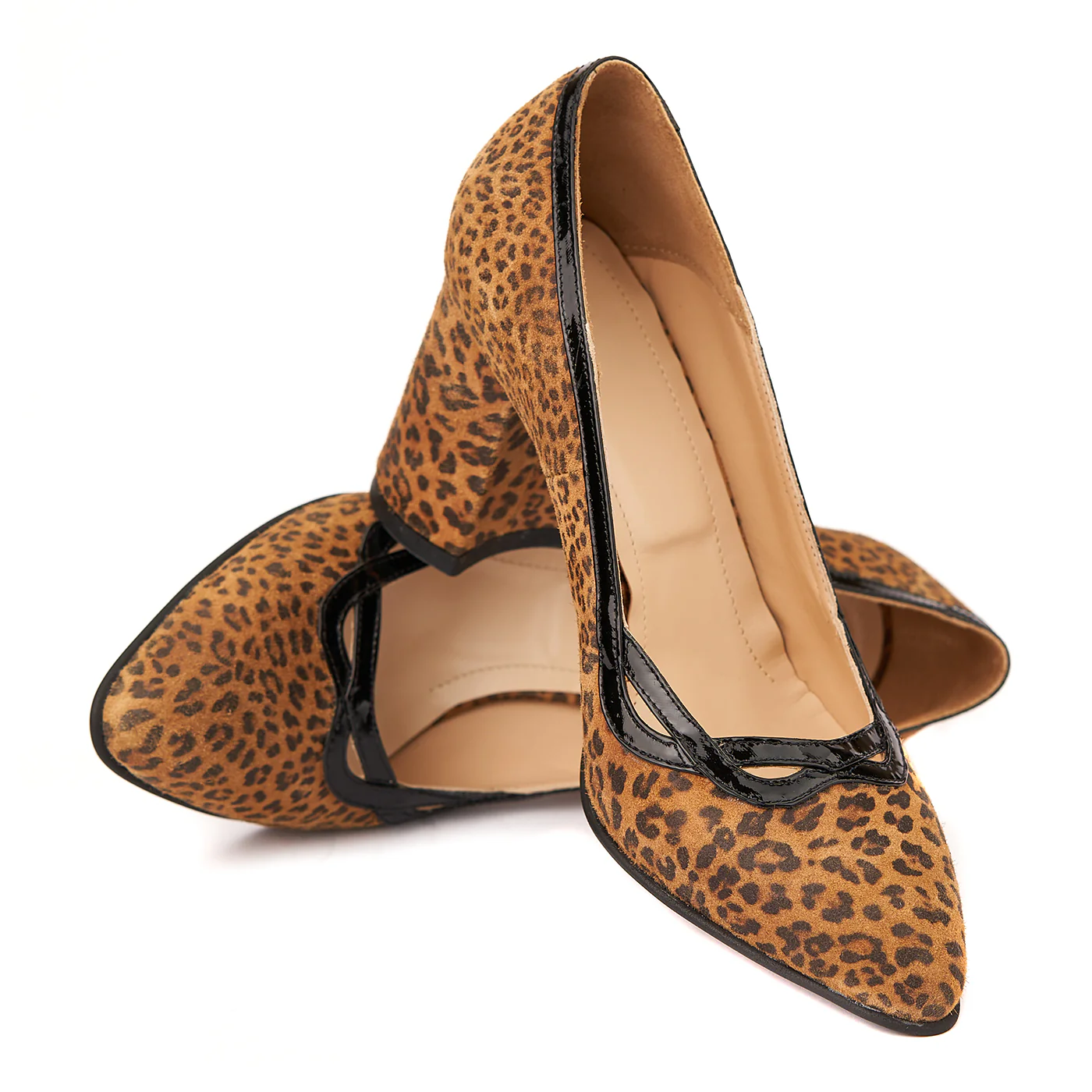 Pantofi Eleganti cu Toc Mic si Gros 8 Cm din Piele Naturala 4260 - Image 4