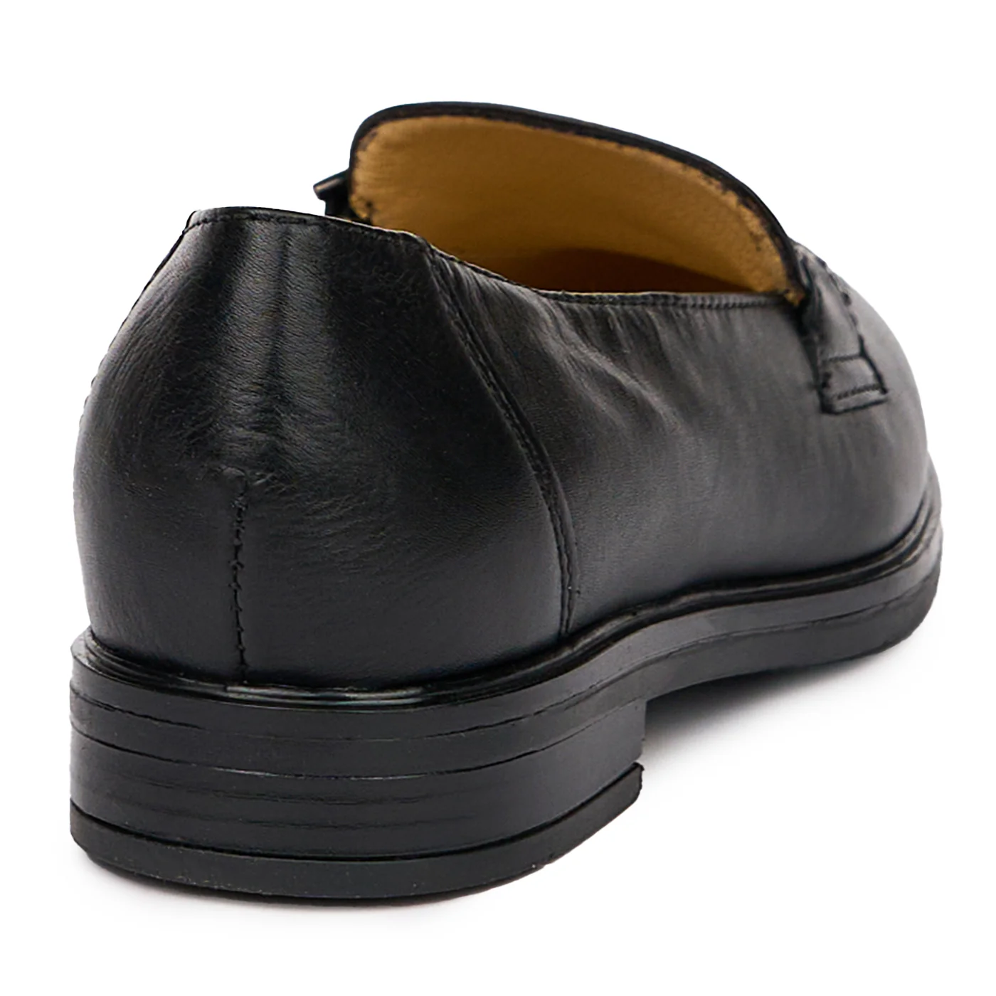 Pantofi Piele Dama Casual cu Toc 2.5 Cm Negri 10128 - Image 2