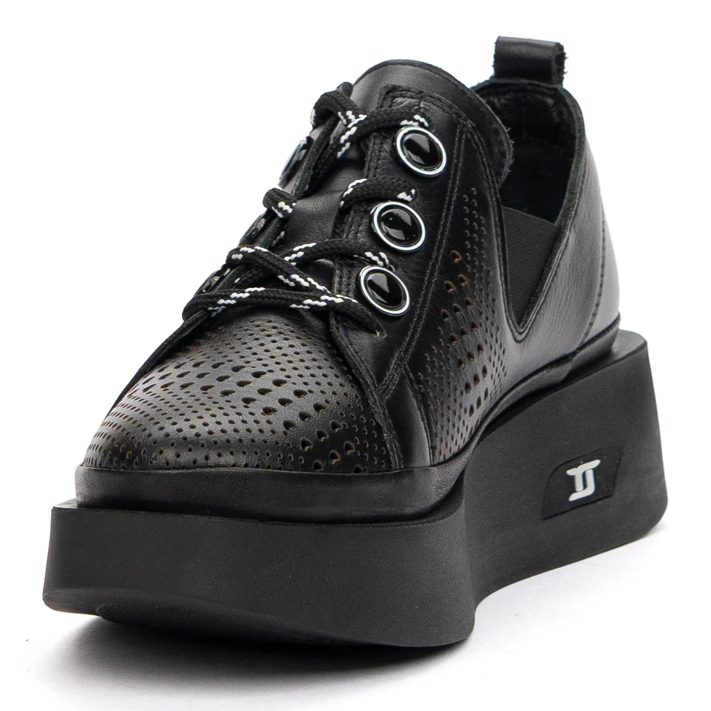 Pantofi Piele Dama cu Siret Casual 8550 - Image 4