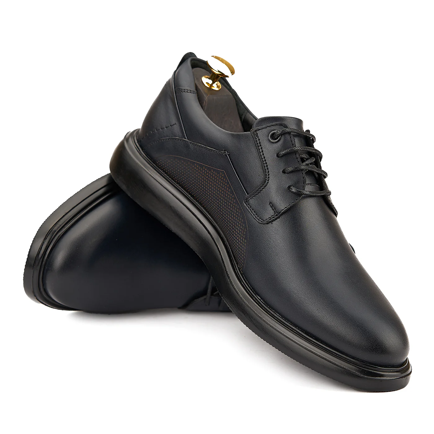Pantofi Piele Naturala Casual Barbati Bleumarin 070 - Image 4