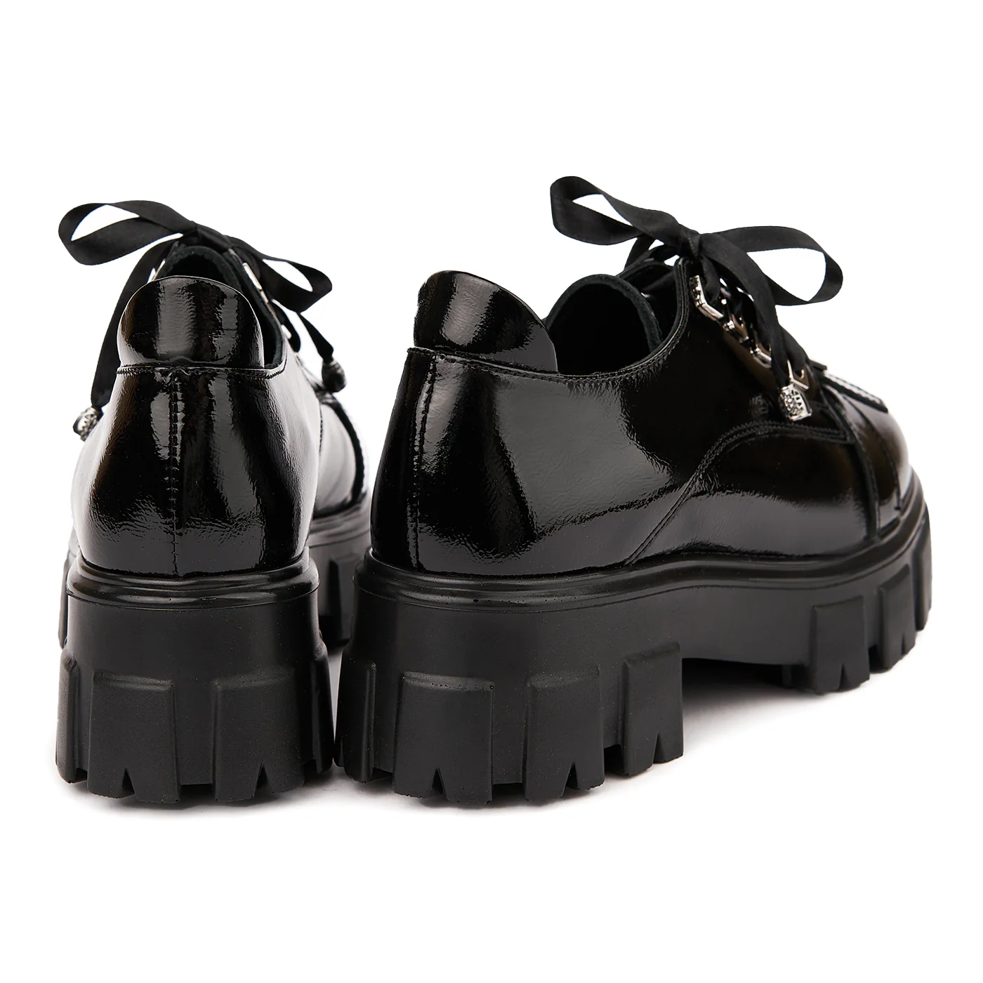 Pantofi Piele Naturala  cu talpa groasa 1666 - Image 3