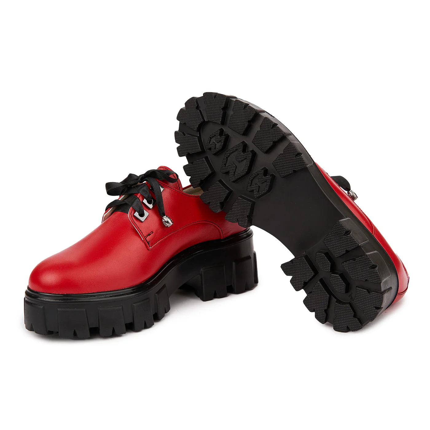 Pantofi Piele Naturala  cu talpa groasa 1667 - Image 3