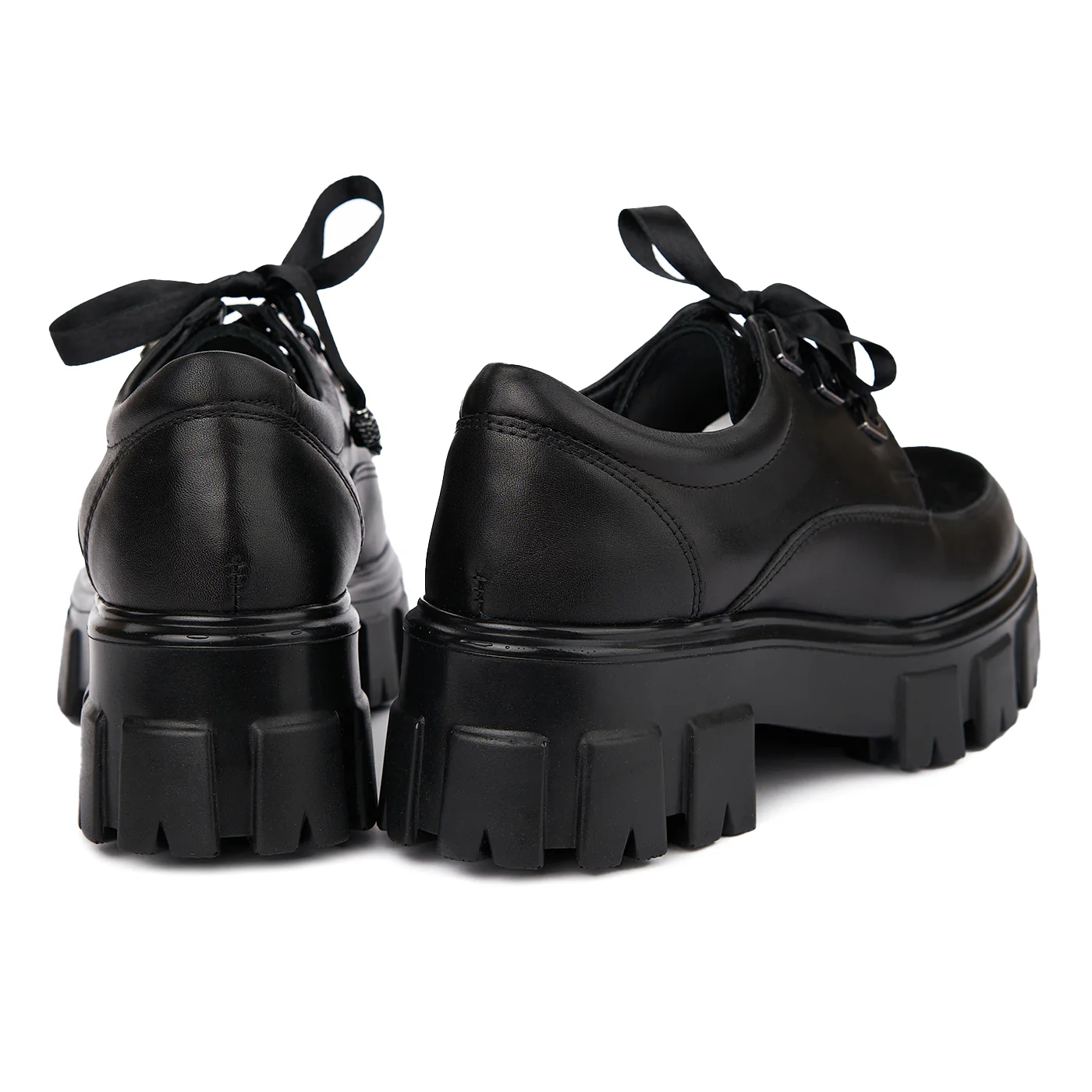 Pantofi Piele Naturala cu talpa groasa 1848 - Image 2